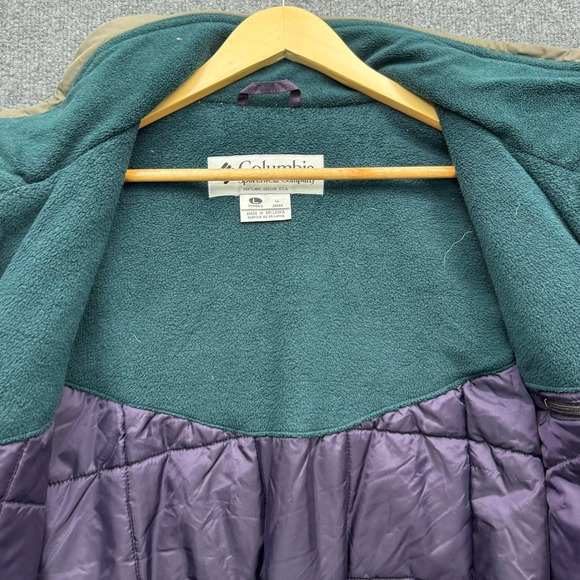 Columbia Sportswear Jacket Women's XL Purple Teal Vintage Insulated Winter Coat - Picture 11 of 16